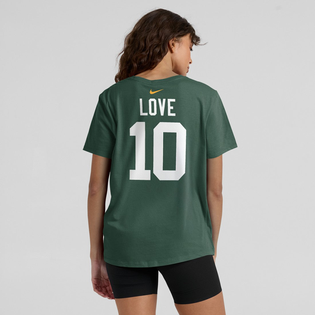 Jordan Love Green Bay Packers Women's Player Name & Number T-Shirt - Green - Nike