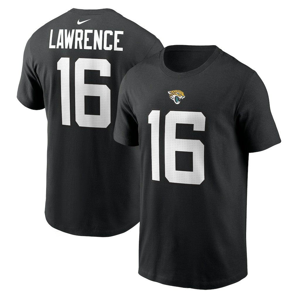 Trevor Lawrence Jacksonville Jaguars Player Name & Number T-Shirt - Black - Nike