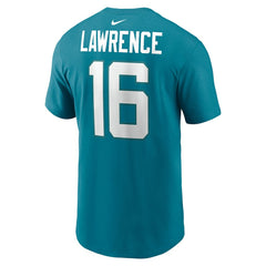 Trevor Lawrence Jacksonville Jaguars Player Name & Number T-Shirt - Teal - Nike