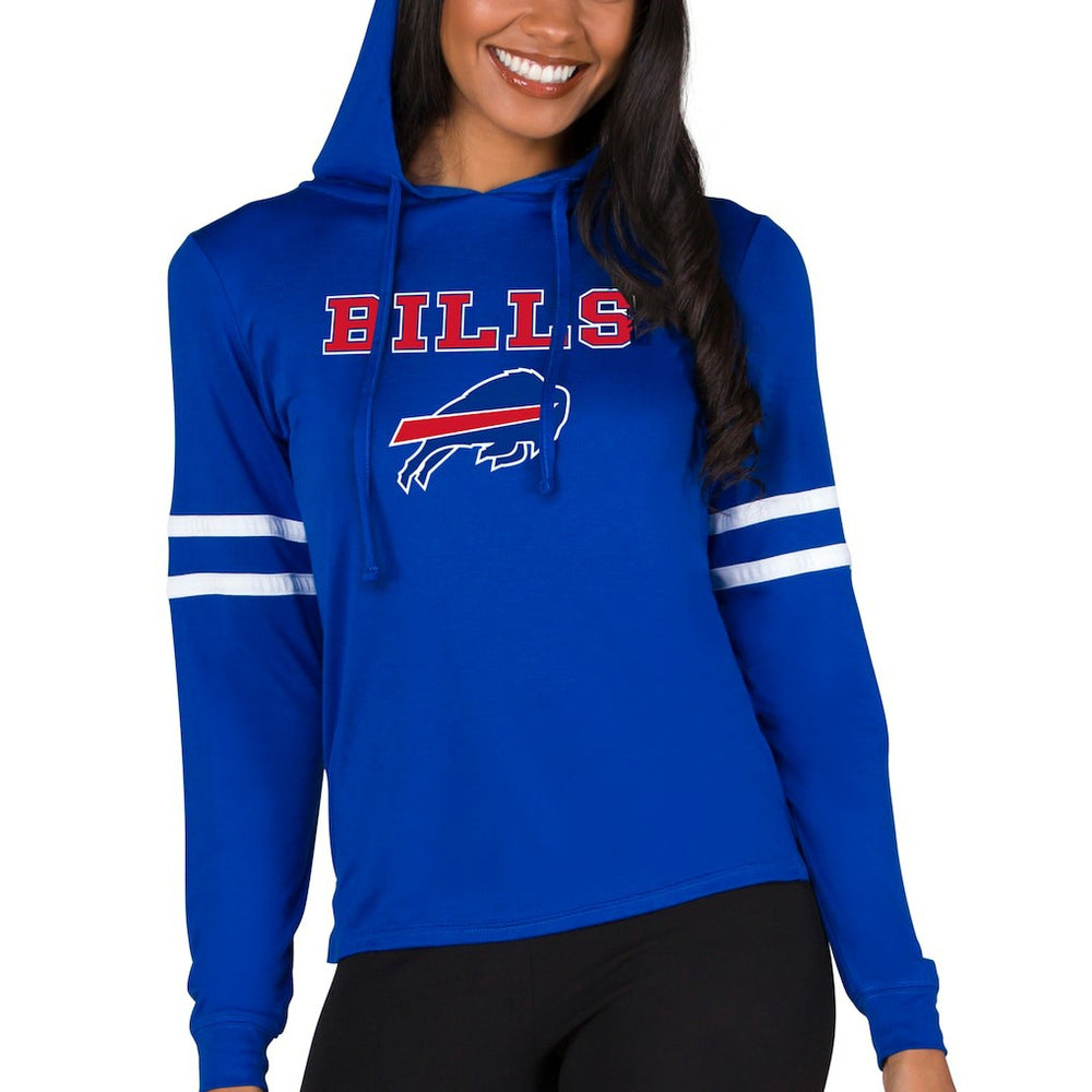 Buffalo Bills Concepts Sport Women's Marathon Lightweight Lounge Pullover Hoodie - Royal - NFL