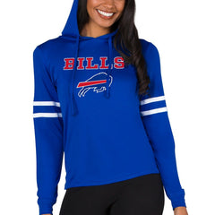 Buffalo Bills Concepts Sport Women's Marathon Lightweight Lounge Pullover Hoodie - Royal - NFL