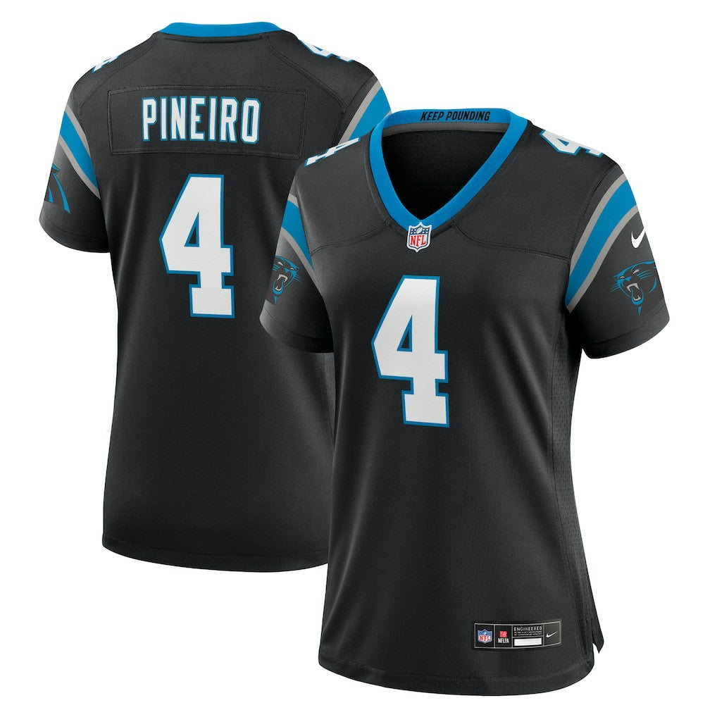 Eddy Pineiro Carolina Panthers Women's Team Game Jersey - Black - Nike