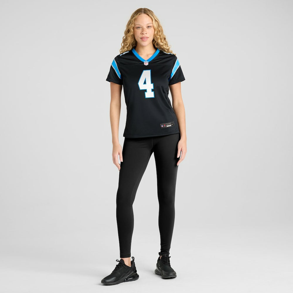 Eddy Pineiro Carolina Panthers Women's Team Game Jersey - Black - Nike