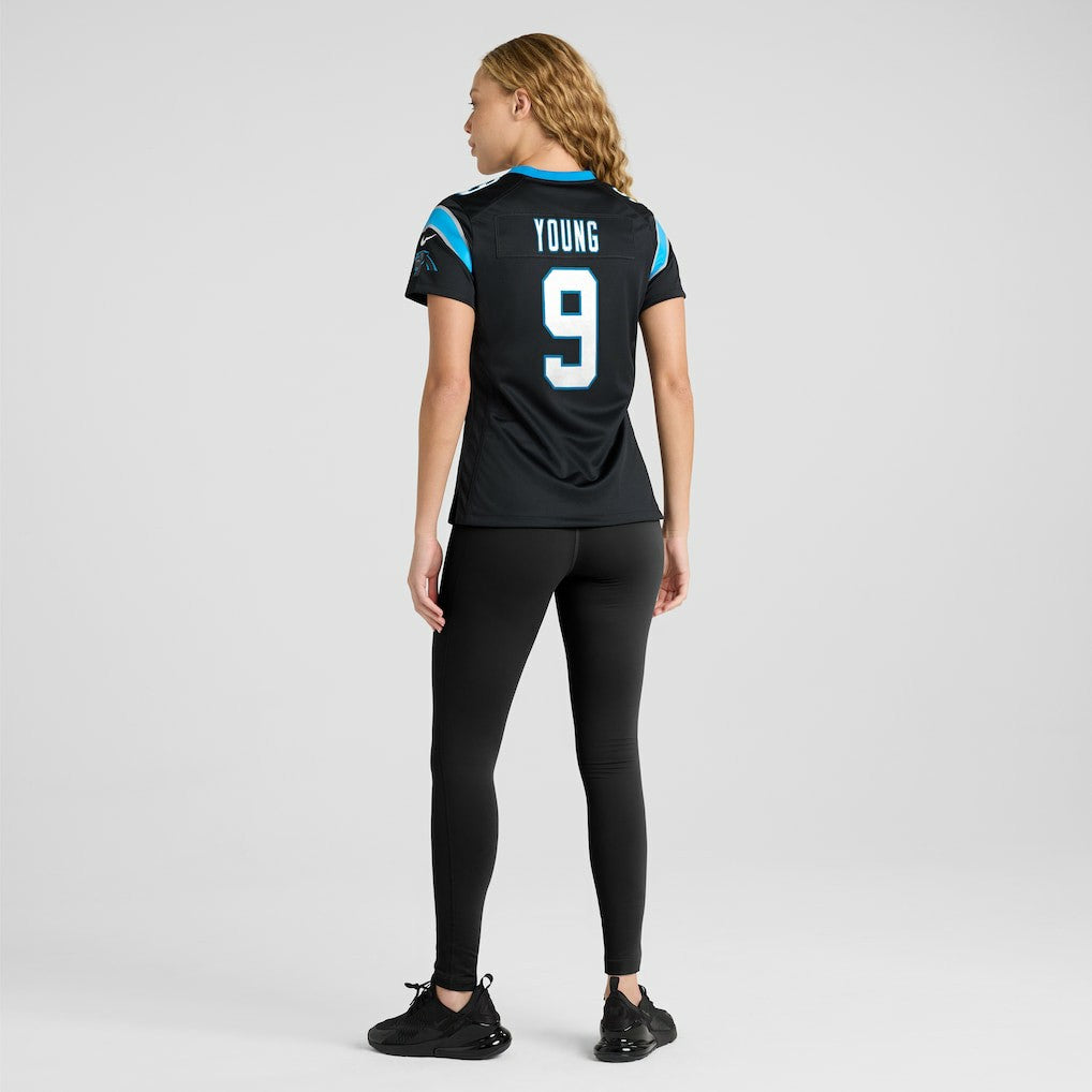 Bryce Young Carolina Panthers Women's Team Game Jersey - Black - Nike