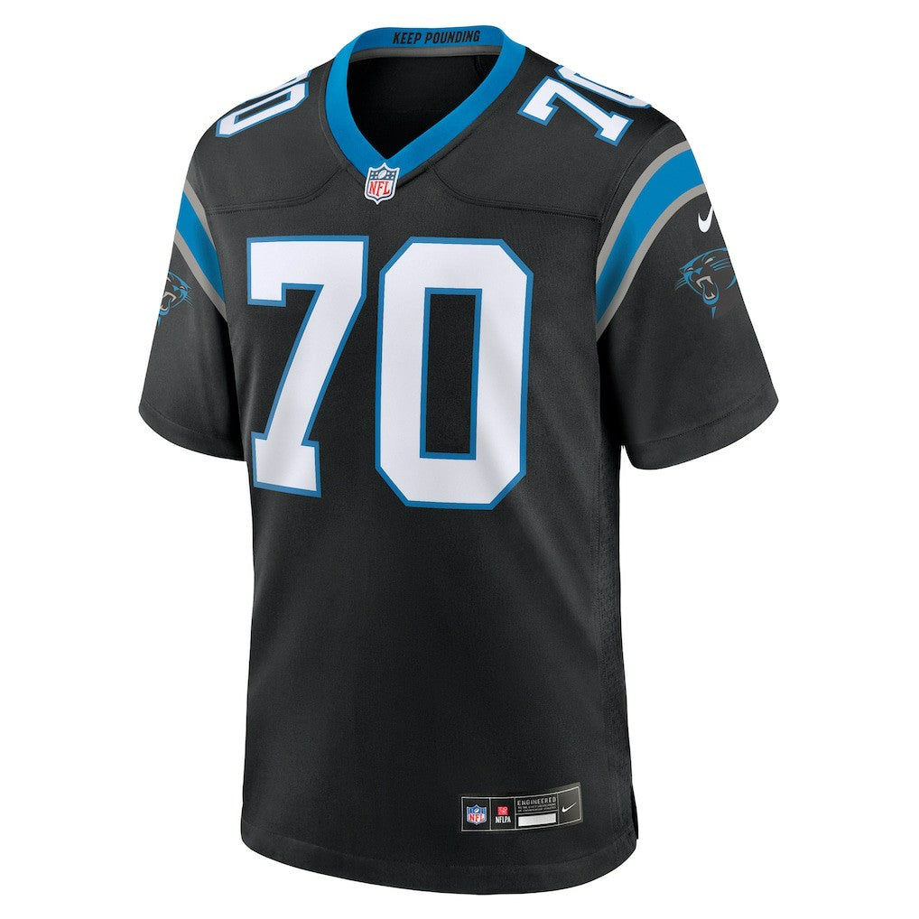 Brady Christensen Carolina Panthers Team Game Jersey - Black - Nike