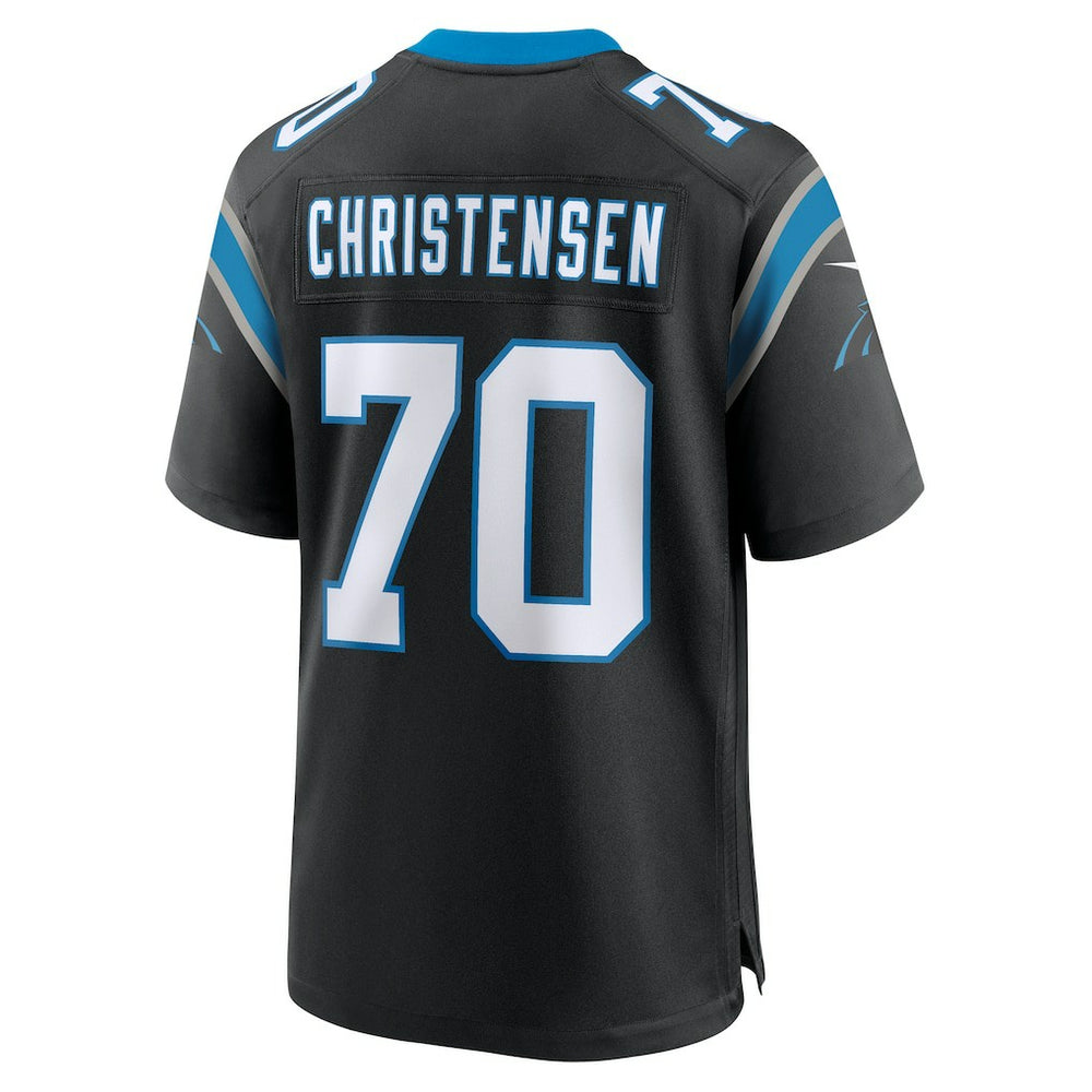 Brady Christensen Carolina Panthers Team Game Jersey - Black - Nike