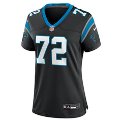 Taylor Moton Carolina Panthers Women's Team Game Jersey - Black - Nike