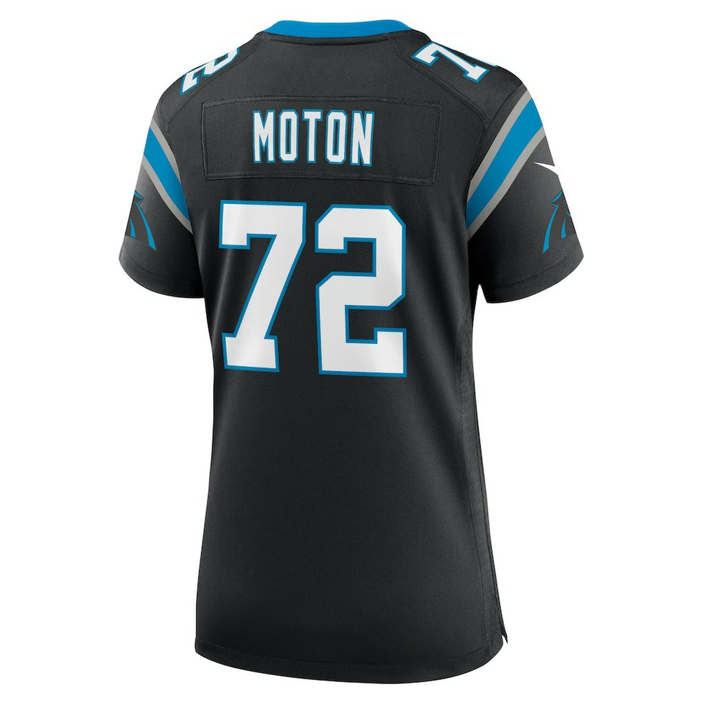 Taylor Moton Carolina Panthers Women's Team Game Jersey - Black - Nike
