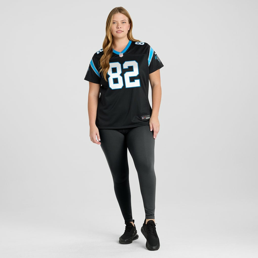 Tommy Tremble Carolina Panthers Women's Team Game Jersey - Black - Nike