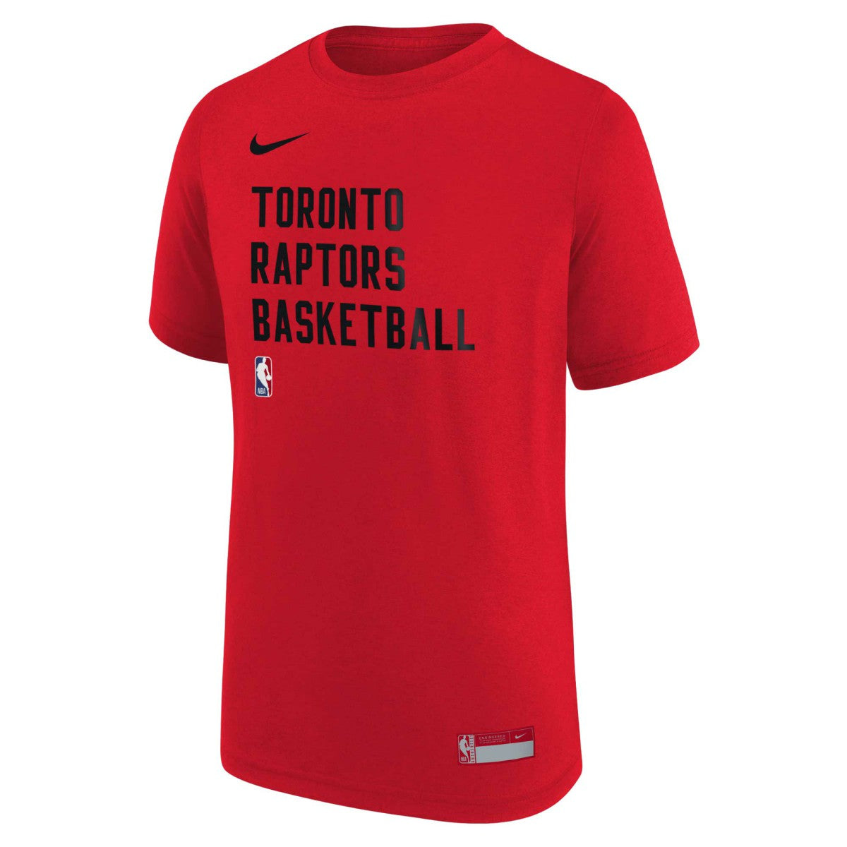 Nike Toronto Raptors Youth Essential Practice T-Shirt Red
