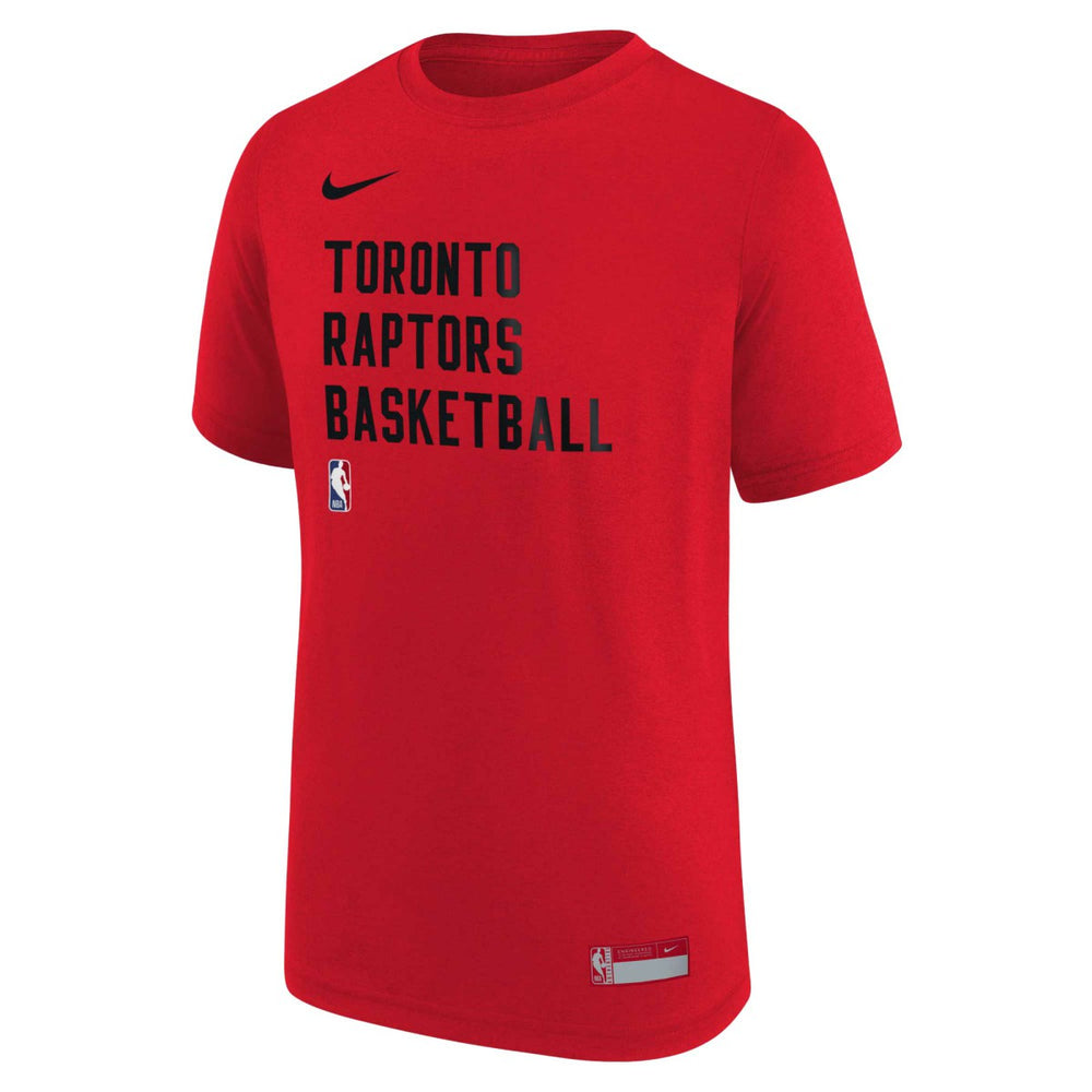 Nike Toronto Raptors Youth Essential Practice T-Shirt Red