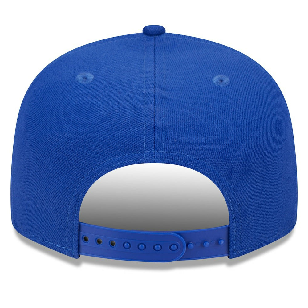 New Era Golden State Warriors Rally Drive Finish Line Patch 9FIFTY Snapback Hat Royal