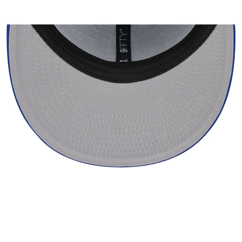 New Era Golden State Warriors Rally Drive Finish Line Patch 9FIFTY Snapback Hat Royal