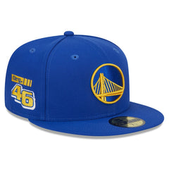New Era Golden State Warriors Rally Drive Side Patch 59FIFTY Fitted Hat Royal