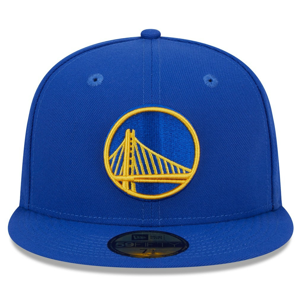 New Era Golden State Warriors Rally Drive Side Patch 59FIFTY Fitted Hat Royal