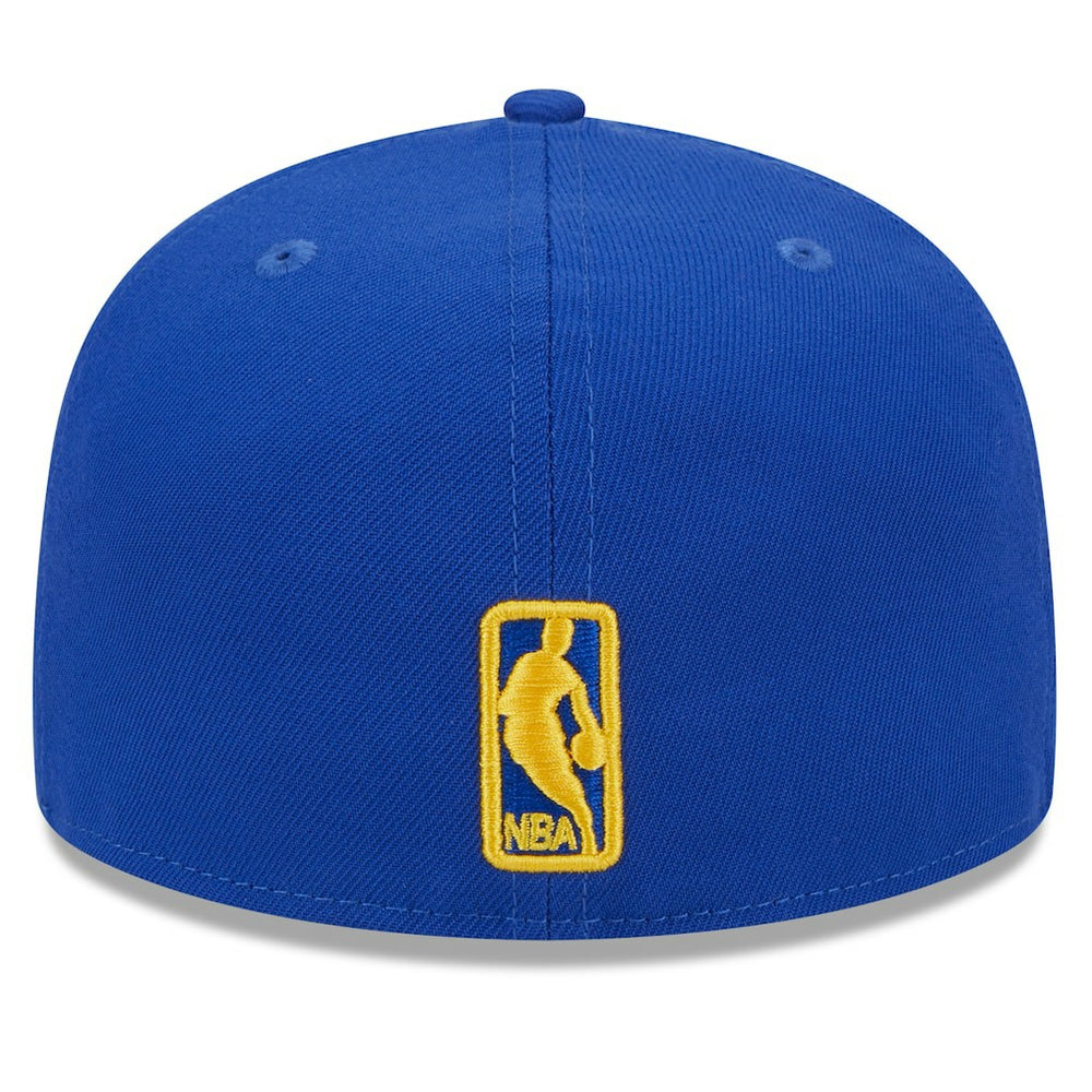 New Era Golden State Warriors Rally Drive Side Patch 59FIFTY Fitted Hat Royal