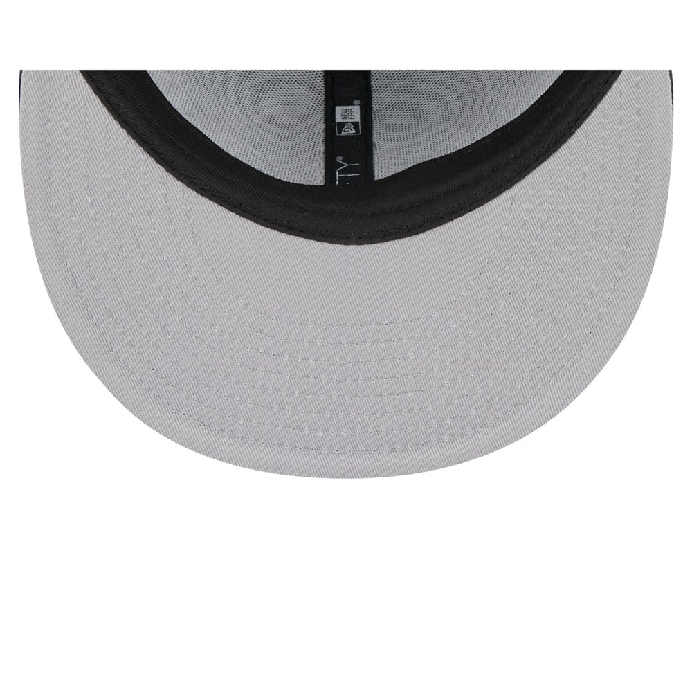 New Era Miami Heat Rally Drive Checkerboard 59FIFTY Crown Fitted Hat Black