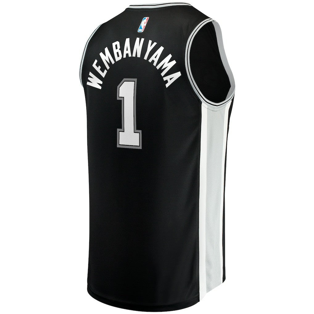 Fanatics Victor Wembanyama San Antonio Spurs Fast Break Replica Jersey Icon Edition Black