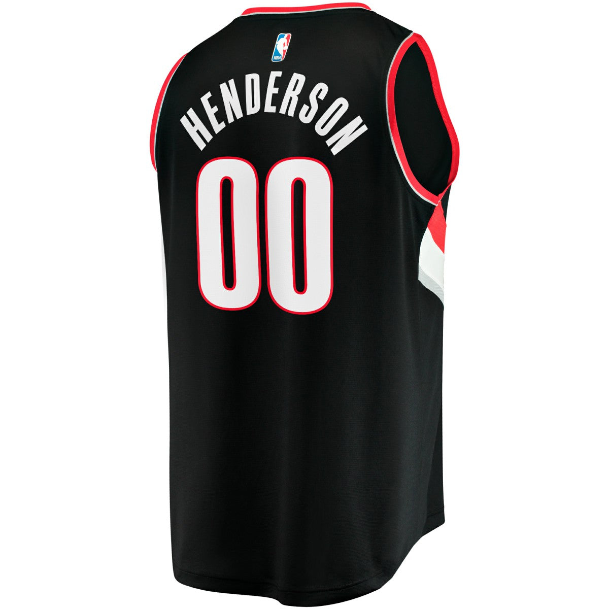 Fanatics Scoot Henderson Portland Trail Blazers Fast Break Replica Jersey Icon Edition Black