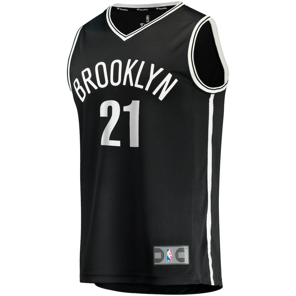 Fanatics Noah Clowney Brooklyn Nets Fast Break Replica Jersey Icon Edition Black