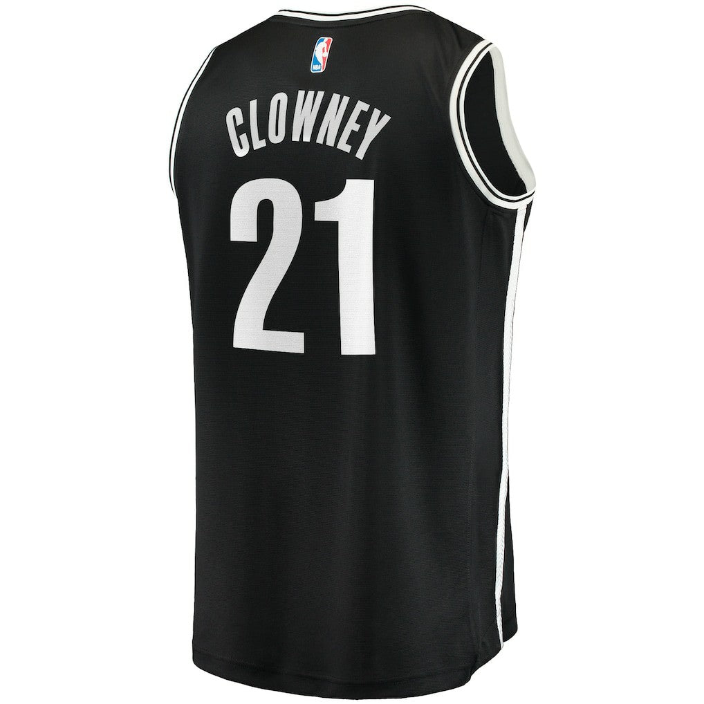 Fanatics Noah Clowney Brooklyn Nets Fast Break Replica Jersey Icon Edition Black
