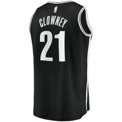 Fanatics Noah Clowney Brooklyn Nets Youth Fast Break Replica Jersey Icon Edition Black