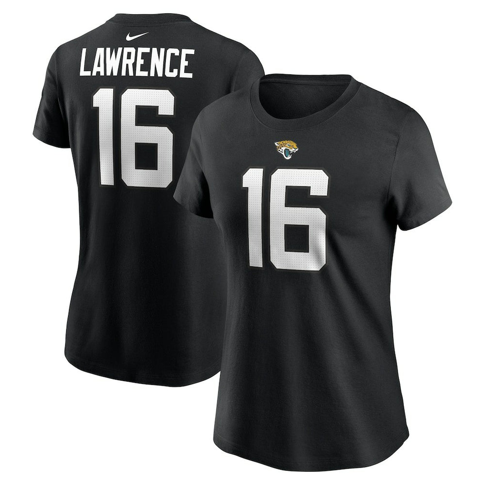 Trevor Lawrence Jacksonville Jaguars Women's Player Name & Number T-Shirt - Black - Nike