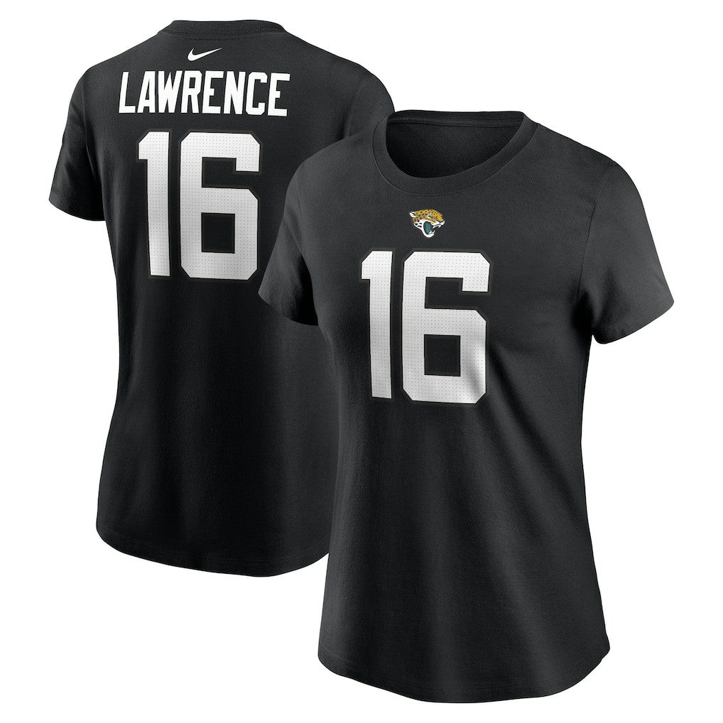Trevor Lawrence Jacksonville Jaguars Women's Player Name & Number T-Shirt - Black - Nike