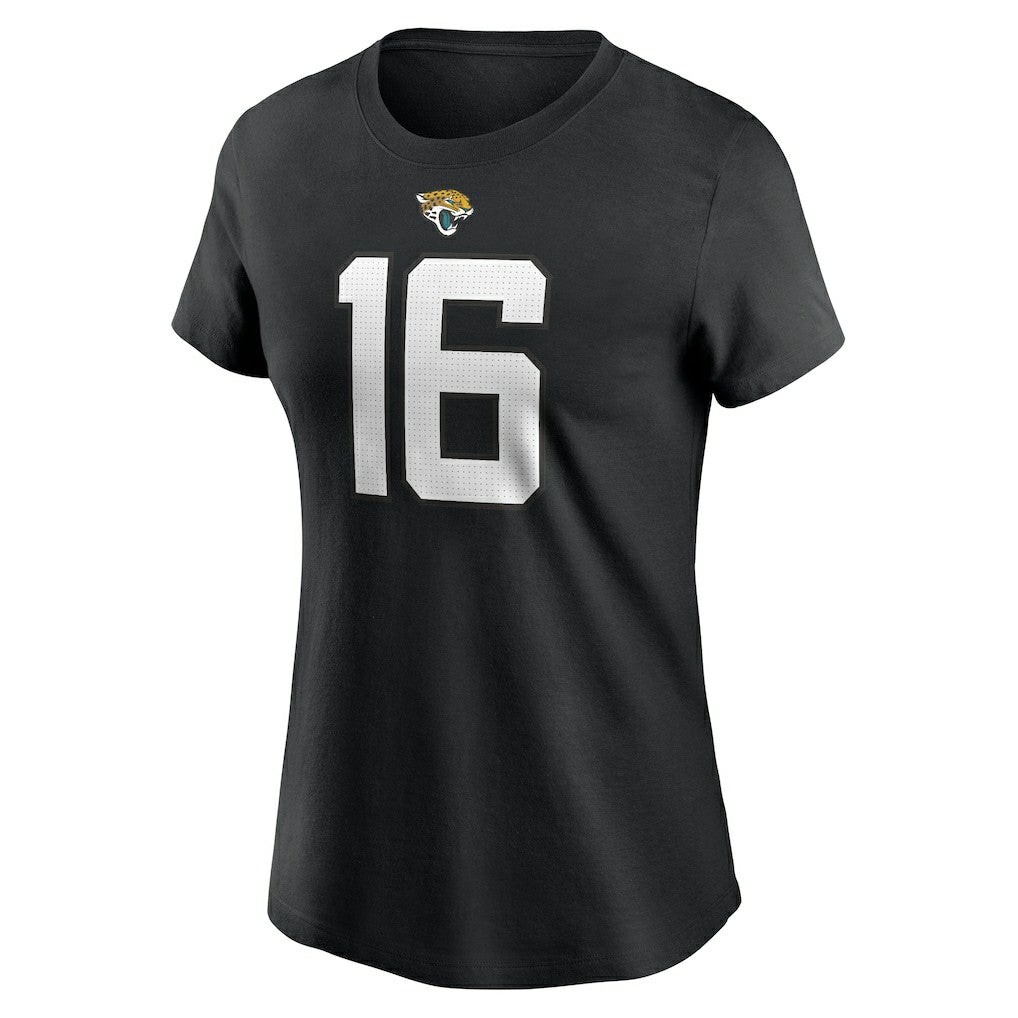Trevor Lawrence Jacksonville Jaguars Women's Player Name & Number T-Shirt - Black - Nike