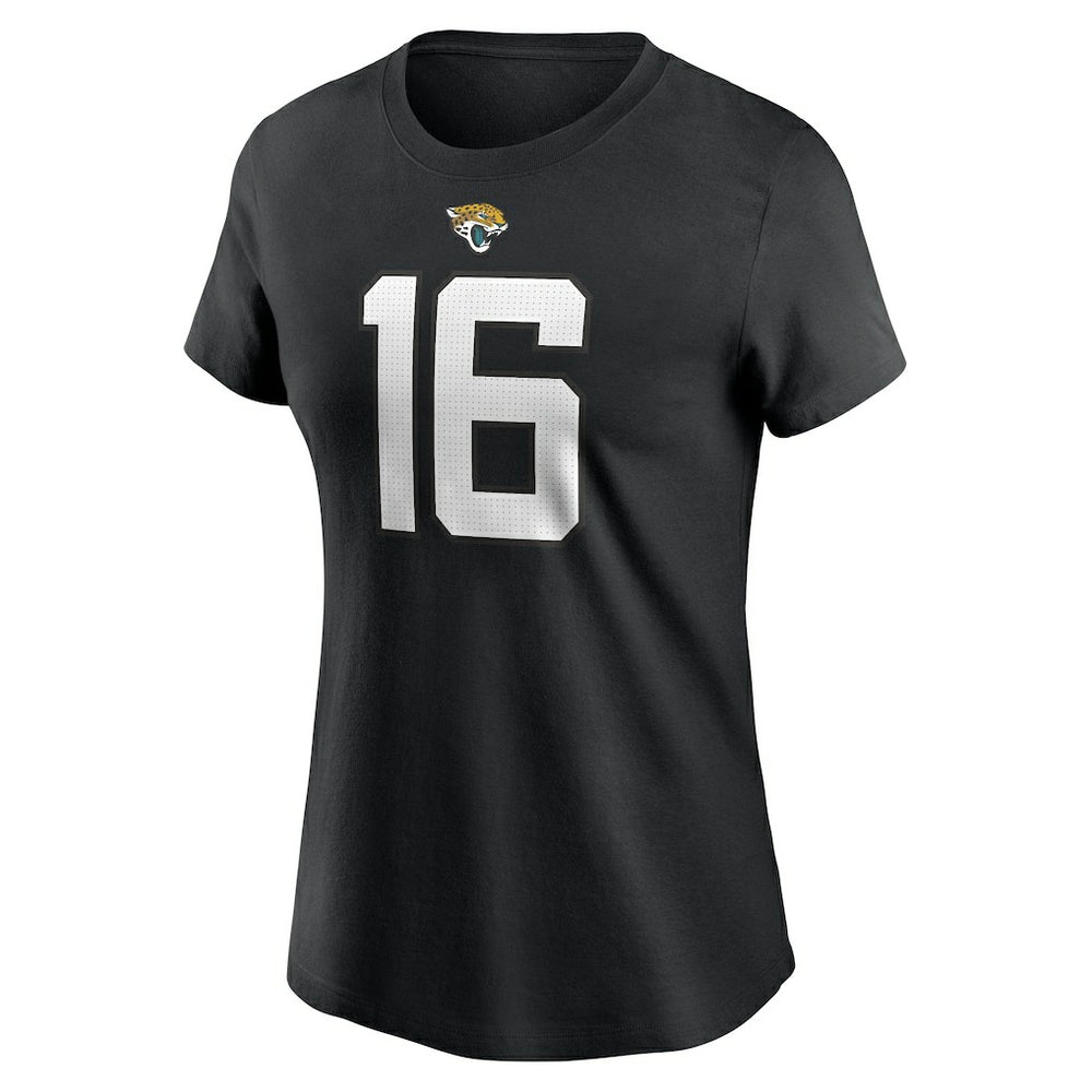 Trevor Lawrence Jacksonville Jaguars Women's Player Name & Number T-Shirt - Black - Nike