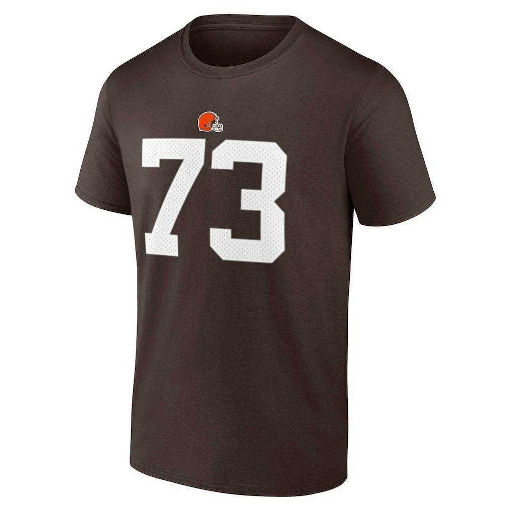 Joe Thomas Cleveland Browns Retired Player Icon Name & Number T-Shirt - Brown - Fanatics