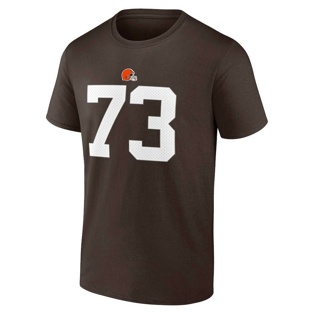 Joe Thomas Cleveland Browns Retired Player Icon Name & Number T-Shirt - Brown - Fanatics