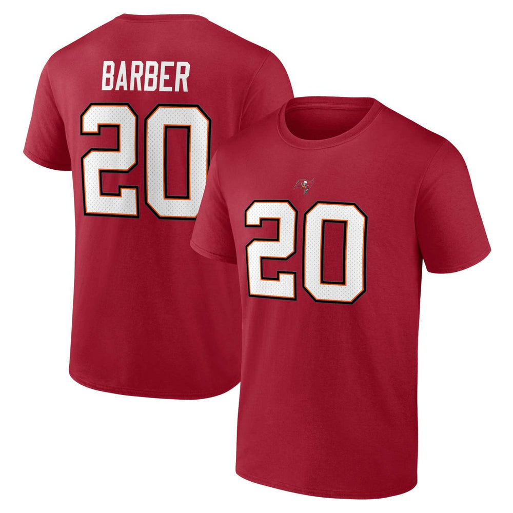Ronde Barber Tampa Bay Buccaneers Retired Player Icon Name & Number T-Shirt - Red - Fanatics