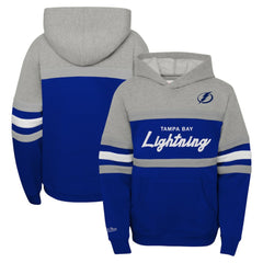 Tampa Bay Lightning Mitchell & Ness Youth Head Coach Pullover Hoodie - Gray | NHL online
