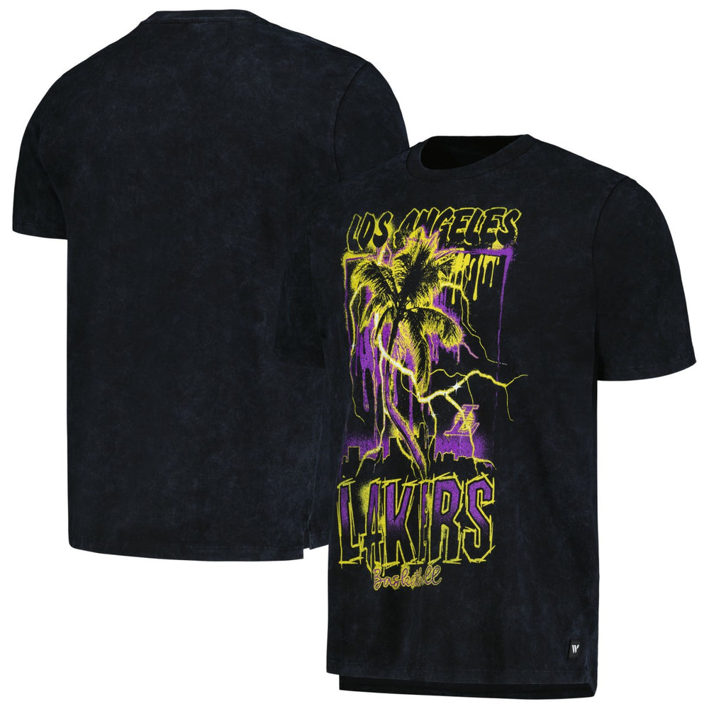 Los Angeles Lakers The Wild Collective Unisex Tour Band T-Shirt Black
