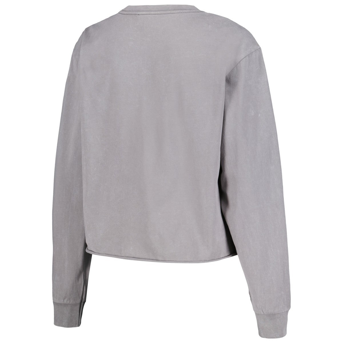 Phoenix Suns The Wild Collective Women's Band Cropped Long Sleeve T-Shirt Gray