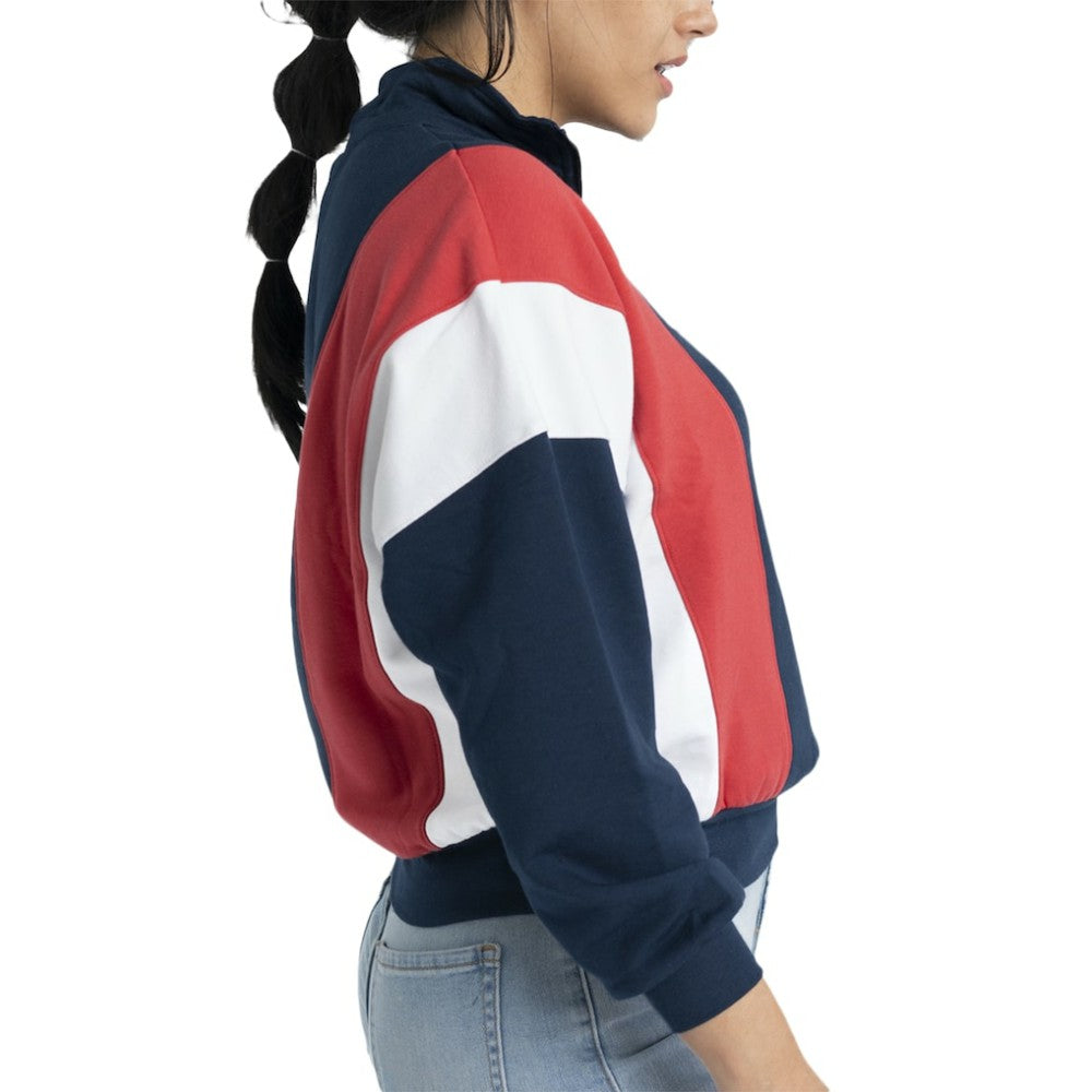 Boston Red Sox Lusso Women's Malia Quarter-Zip Sweatshirt Discount