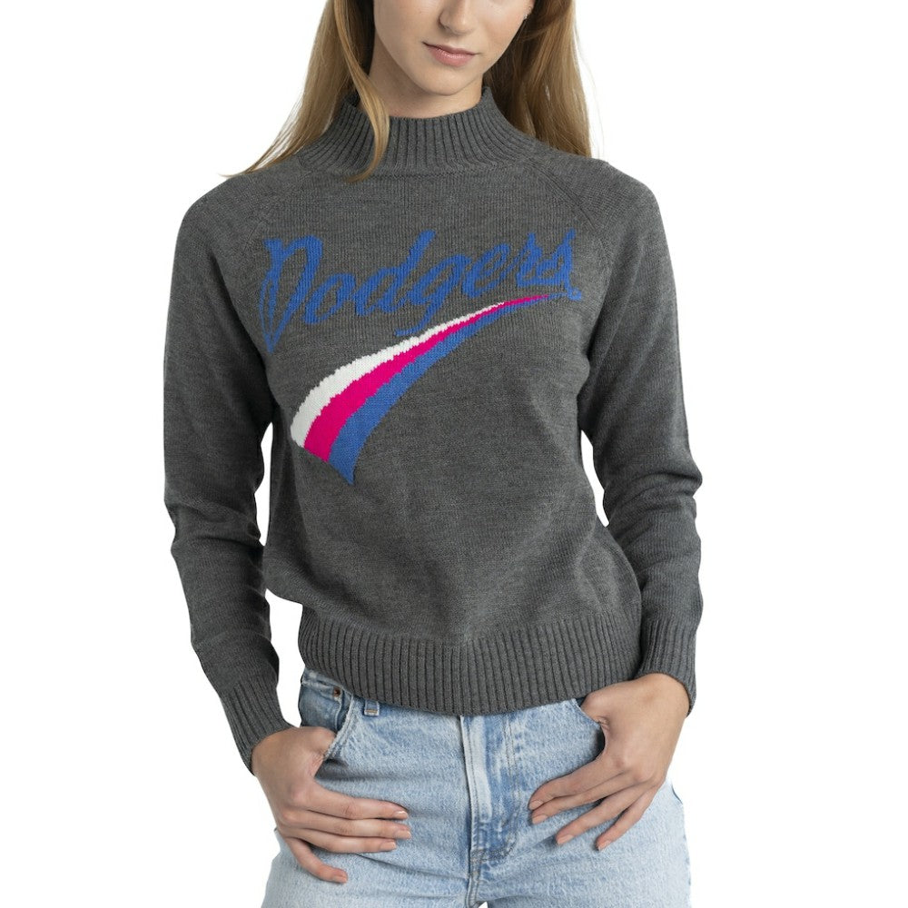 Los Angeles Dodgers Lusso Women's Serena Raglan Pullover Sweater Near Me