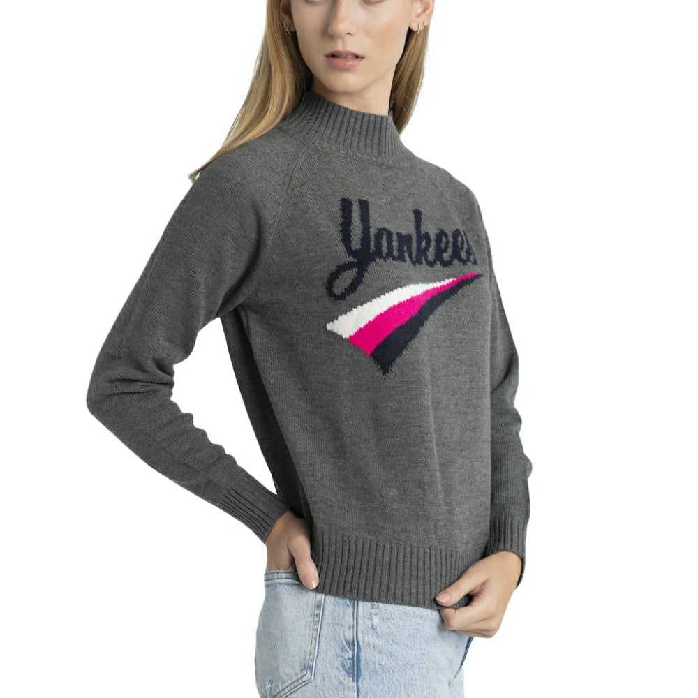 New York Yankees Lusso Women's Serena Raglan Pullover Sweater Discount
