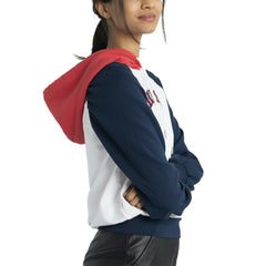 Boston Red Sox Lusso Women's Marlowe Tri-Blend Raglan Pullover Hoodie Outlet
