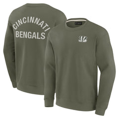 Cincinnati Bengals Unisex Elements Super Soft Pullover Sweatshirt - Olive - Fanatics