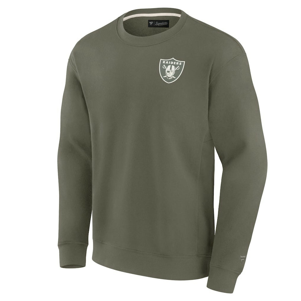 Las Vegas Raiders Unisex Elements Super Soft Pullover Sweatshirt - Olive - Fanatics