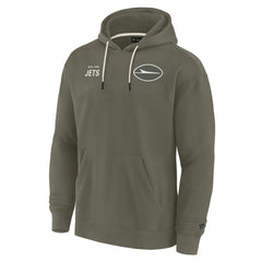New York Jets Unisex Elements Super Soft Fleece Pullover Hoodie - Olive - Fanatics