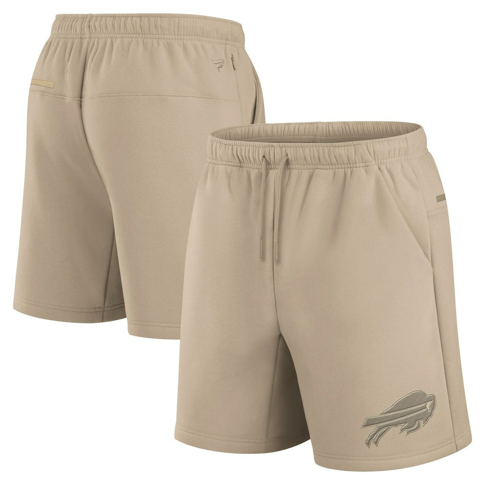 Buffalo Bills Unisex Elements Super Soft Fleece Shorts - Khaki - Fanatics