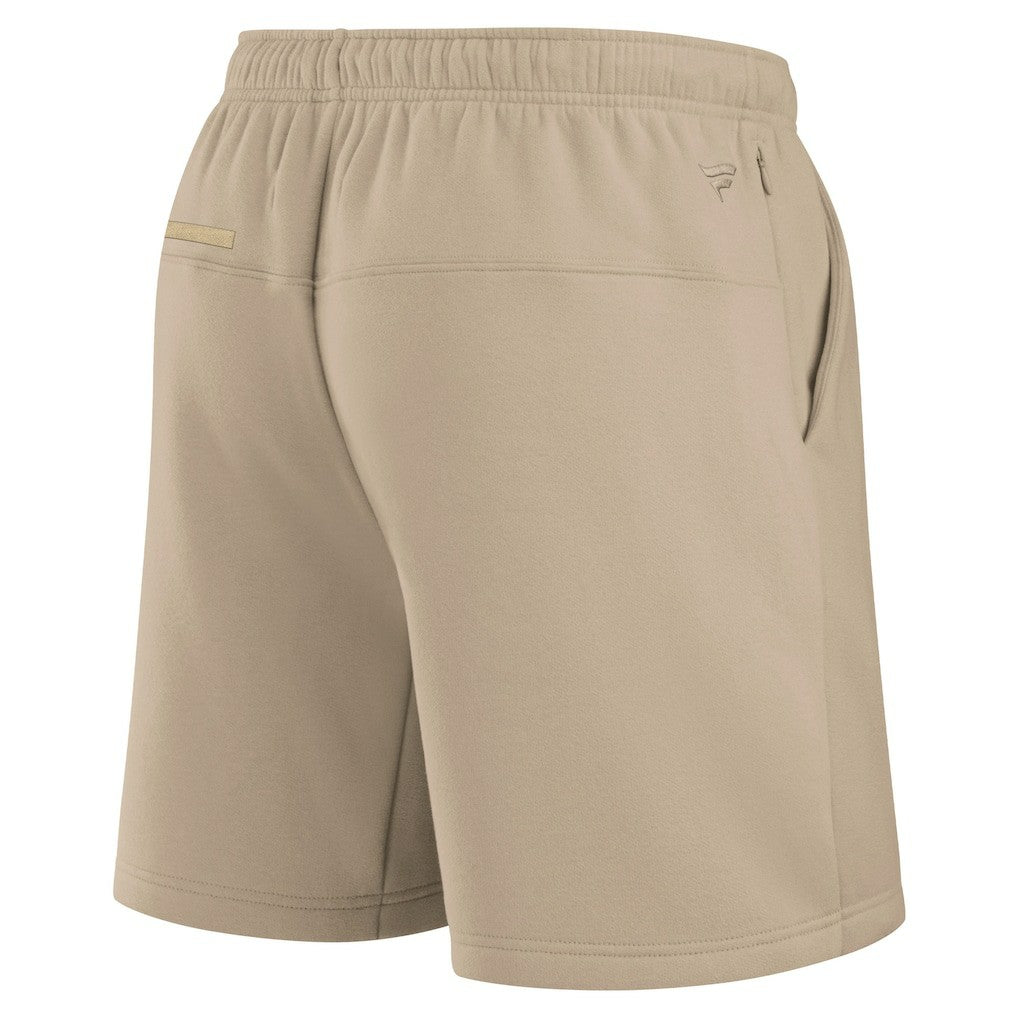Miami Dolphins Unisex Elements Super Soft Fleece Shorts - Khaki - Fanatics