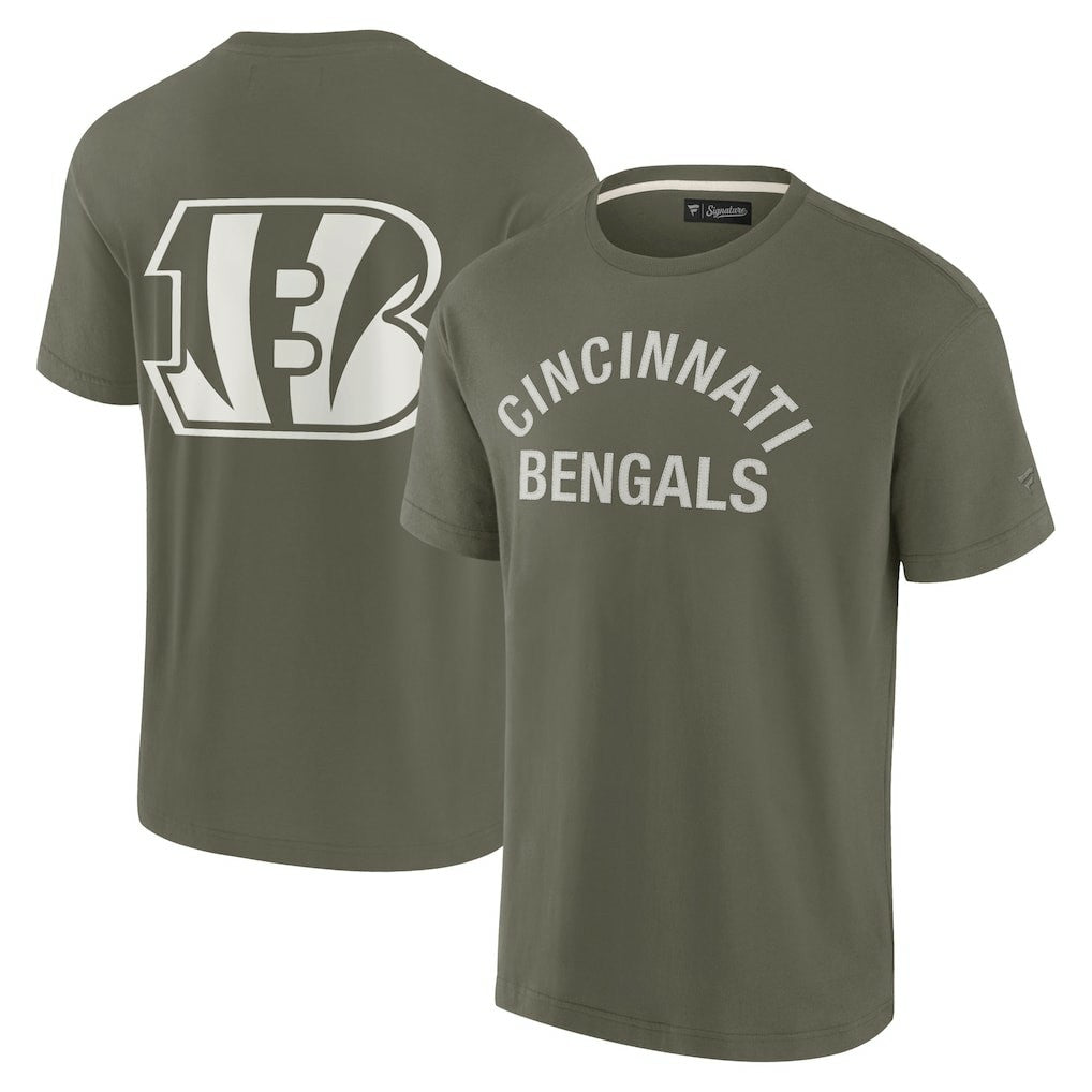 Cincinnati Bengals Unisex Elements Super Soft Short Sleeve T-Shirt - Olive - Fanatics