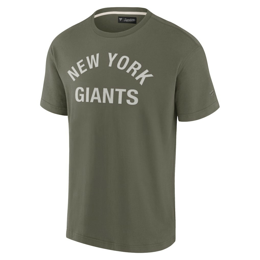 New York Giants Unisex Elements Super Soft Short Sleeve T-Shirt - Olive - Fanatics