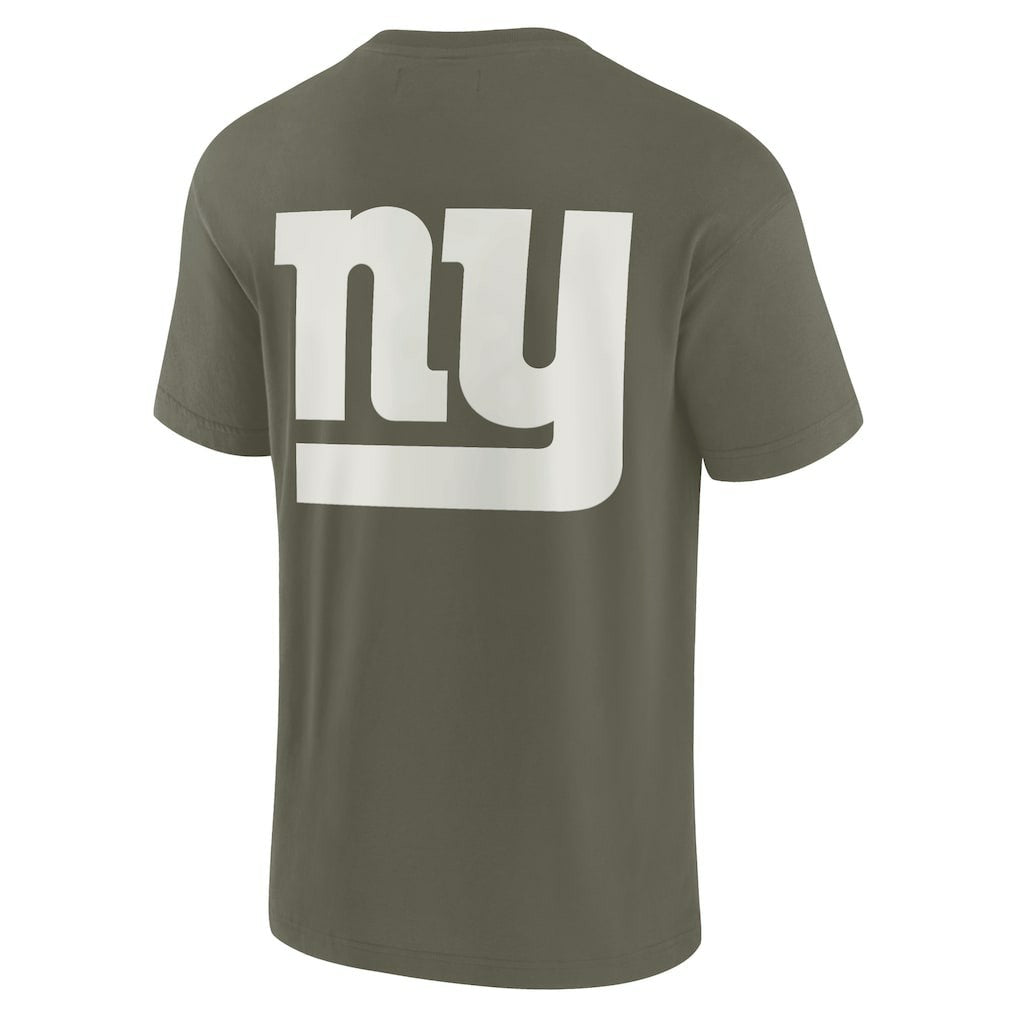 New York Giants Unisex Elements Super Soft Short Sleeve T-Shirt - Olive - Fanatics