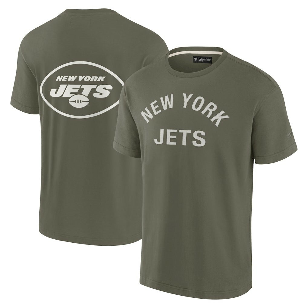 New York Jets Unisex Elements Super Soft Short Sleeve T-Shirt - Olive - Fanatics