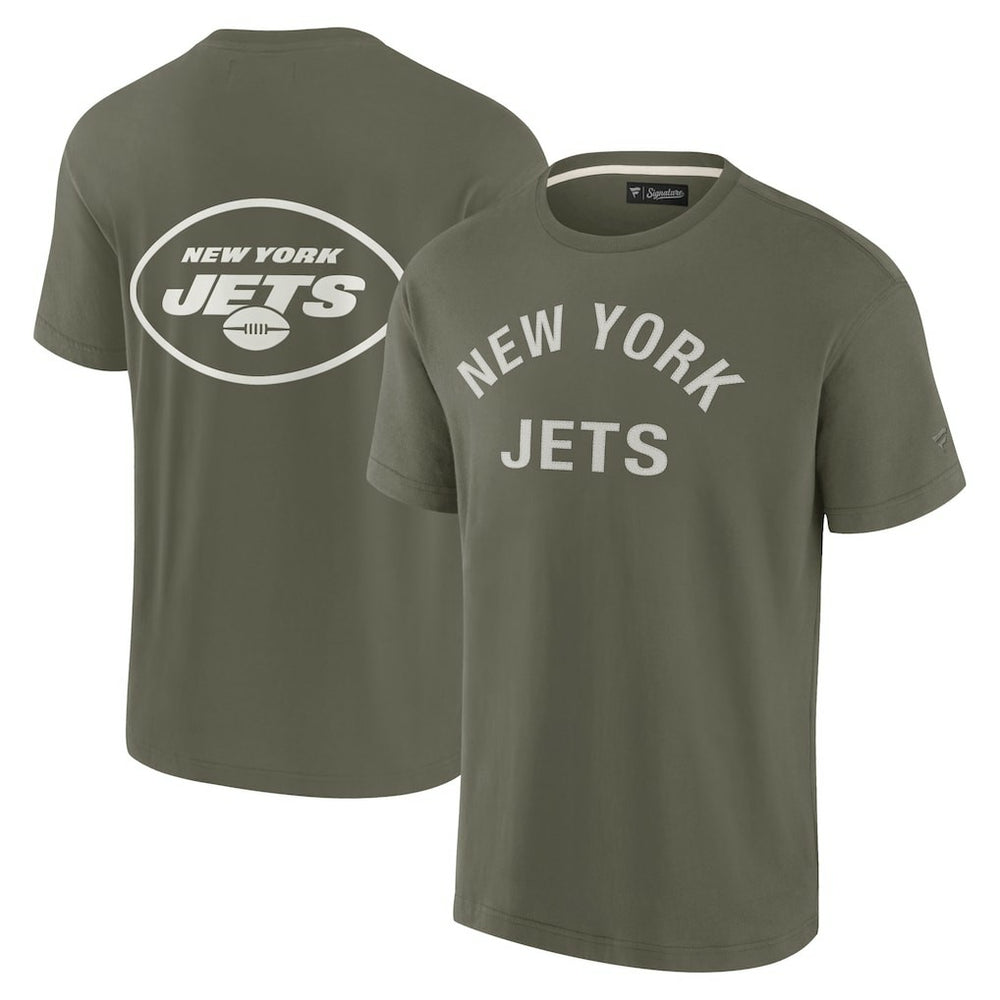 New York Jets Unisex Elements Super Soft Short Sleeve T-Shirt - Olive - Fanatics